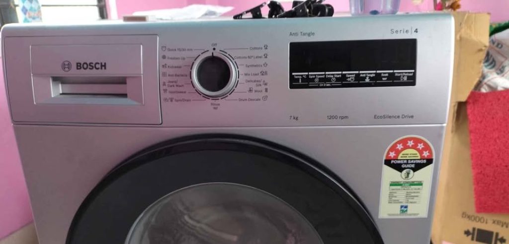 Bosch 7 Kg front load Washing Machine's different Washing modes