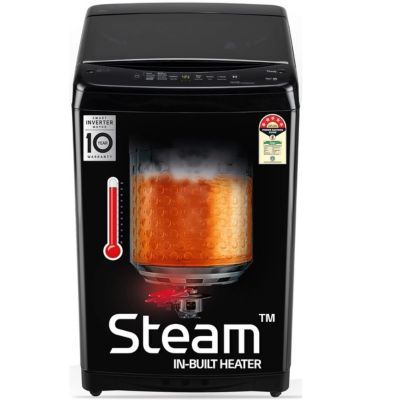 LG 8 Kg 5 Star Inverter Technology, Wi-Fi, Turbowash, Fully Automatic Top Load Washing Machine (T80V4OB1S)