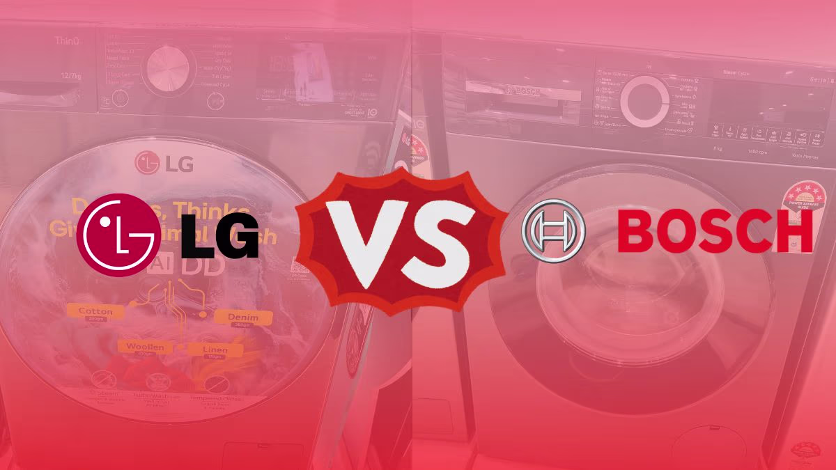 LG Vs Bosch Washing Machine cover page